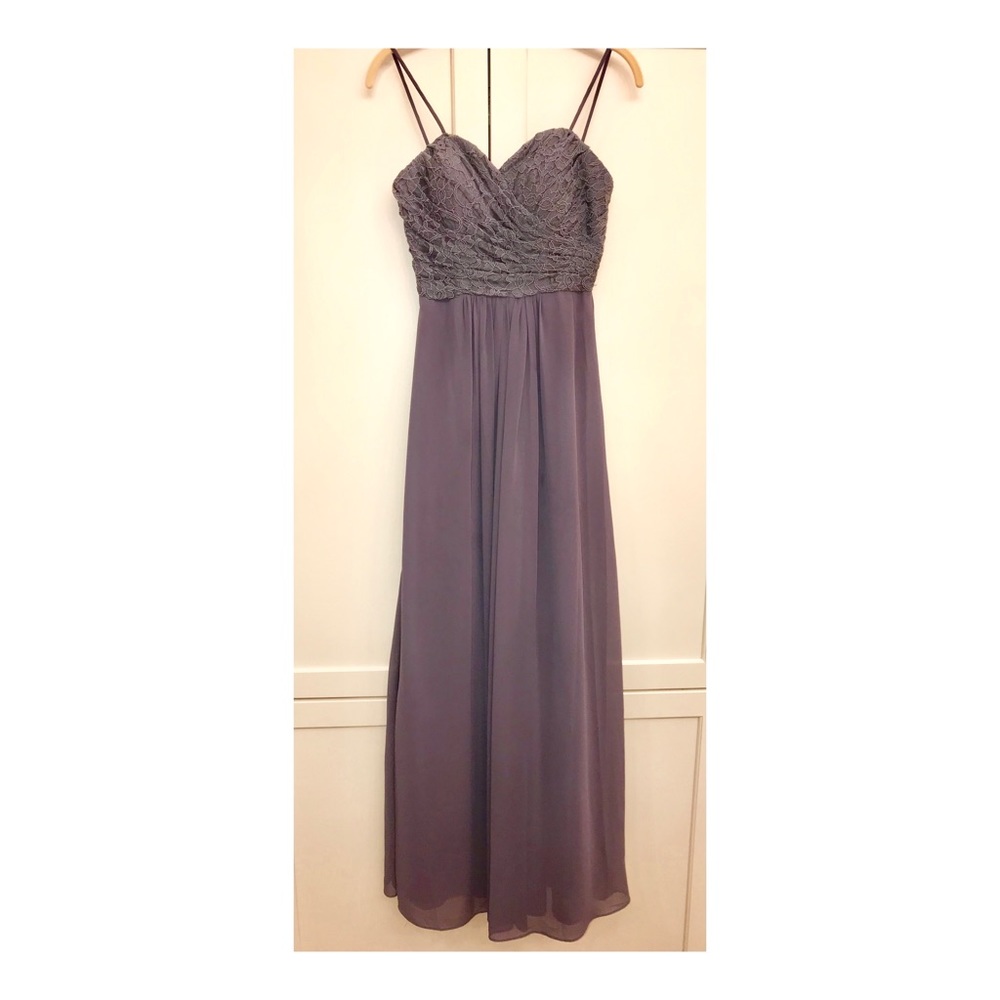 Bill Levkoff grey gown